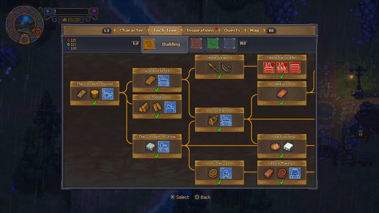 Graveyard Keeper 2 Tech Tree — All Five Branches